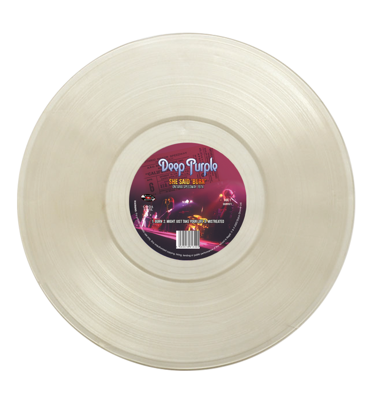 Deep Purple - She Said 'Burn!' (Limited Edition on Clear Vinyl)