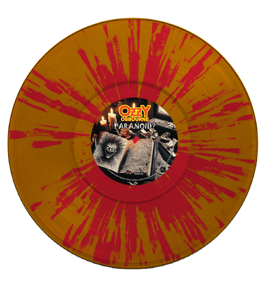 Ozzy Osbourne - Paranoid? (Limited Edition Hand Numbered on Splatter Vinyl) Numbers 001 - 010
