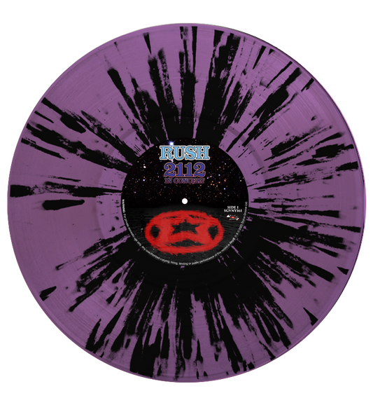 Rush – 2112 In Concert: The Legendary Broadcast (Limited Edition Hand Numbered on Splatter Vinyl)