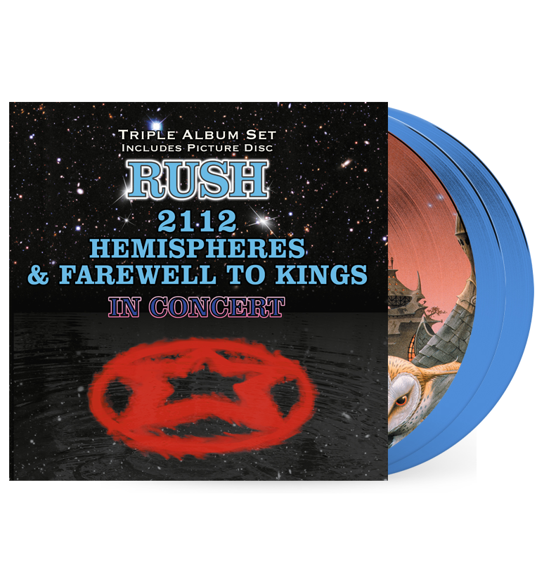 Rush - 2112, Farewell To Kings & Hemispheres (Numbered Triple Album Set - Includes Picture Disc)