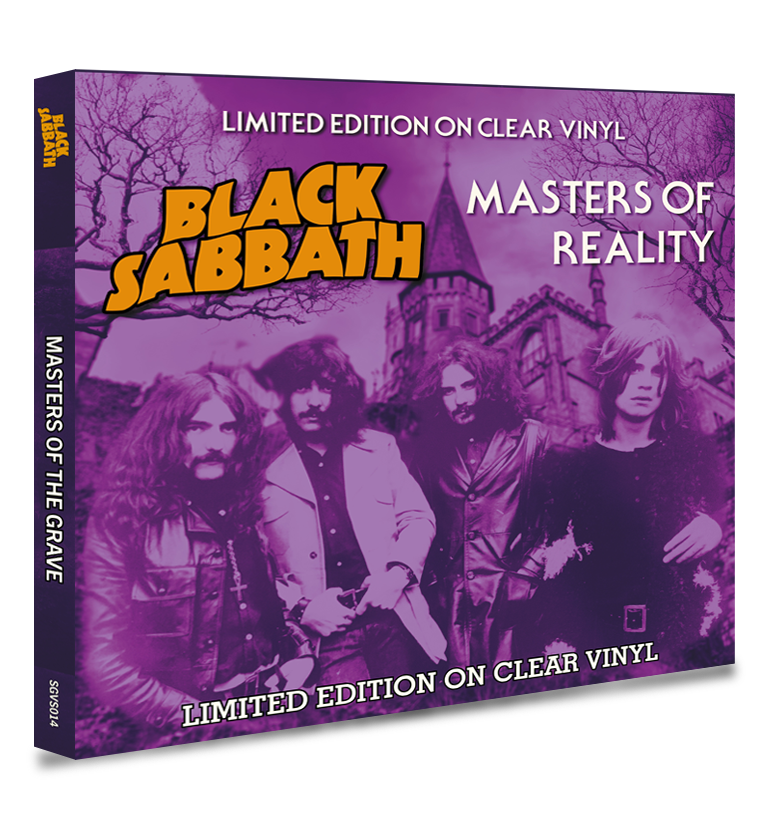 Black Sabbath - Masters of Reality (Limited Edition Numbered Triple Album Box Set on Clear Vinyl)