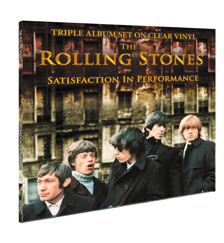 The Rolling Stones - Satisfaction In Performance (Limited Edition Numbers 001-010 Triple Album Set On Clear Vinyl)