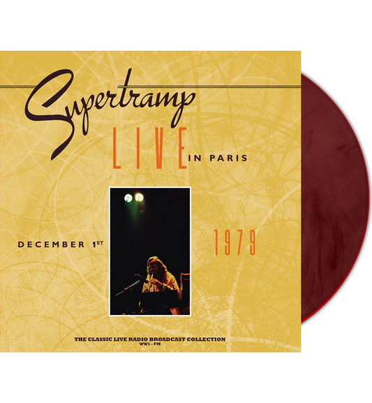 Supertramp – Live in Paris 1979 (Limited Edition Double Album on 180g Red Marble Vinyl)
