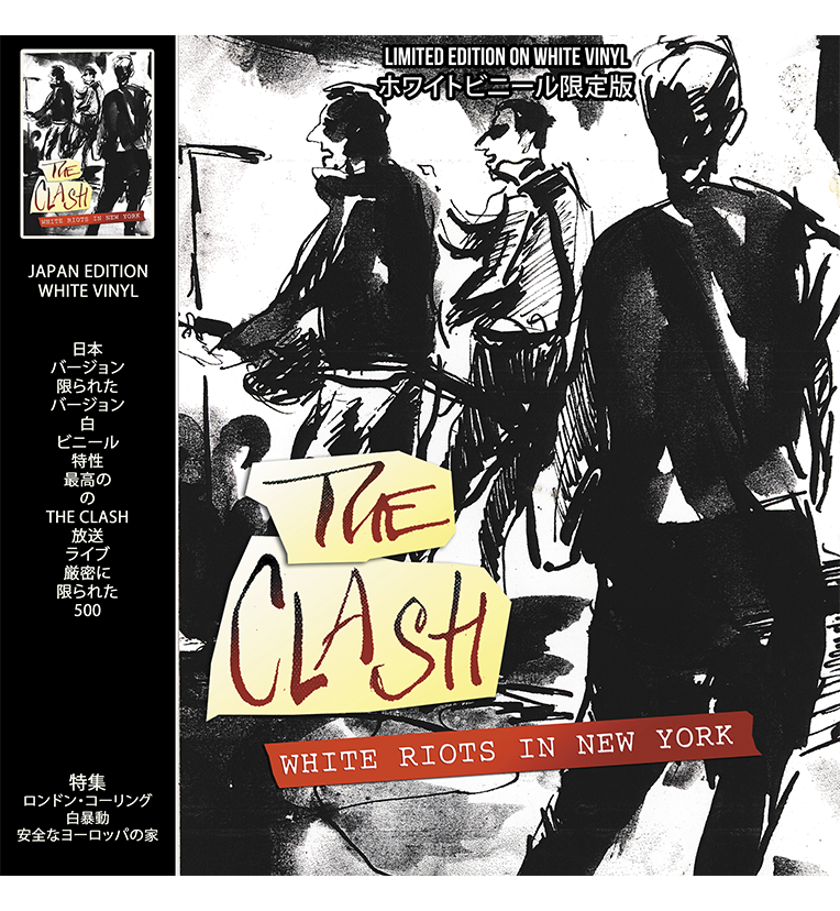 The Clash – White Riots in New York (Limited Edition 12-Inch Album on White Vinyl)