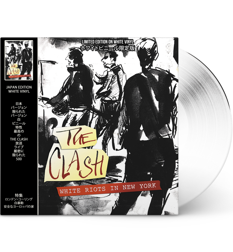 The Clash – White Riots in New York (Limited Edition 12-Inch Album on White Vinyl)