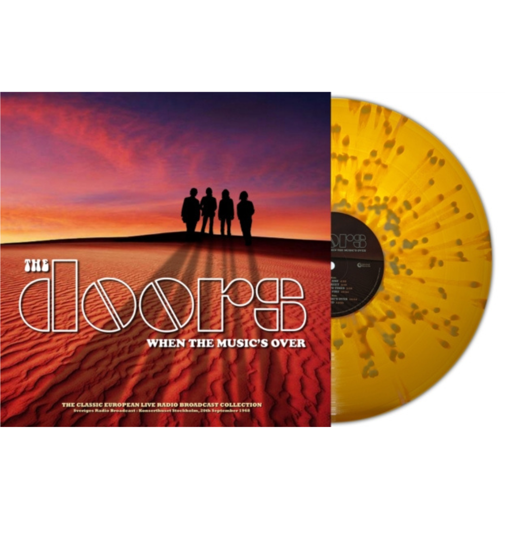 The Doors – When the Music’s Over - Stockholm 1968 (Limited Edition Hand Numbered on 180g Orange & White Splatter Vinyl)