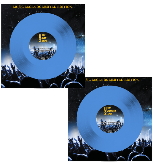 U2 - The War & October Tour (Limited Edition Number 003 of only 110 - Double Album Set On Blue Vinyl)
