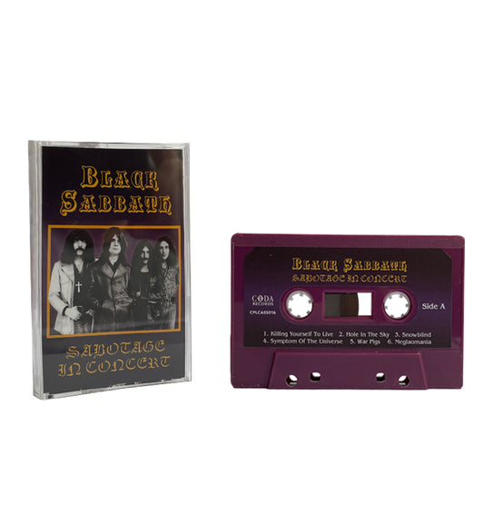 Black Sabbath – Sabotage In Concert (Limited Edition Purple Cassette)