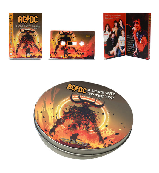 AC/DC – A Long Way to the Top: The Bon Scott Years (Limited Edition Cassette In Collector's Round Tin)