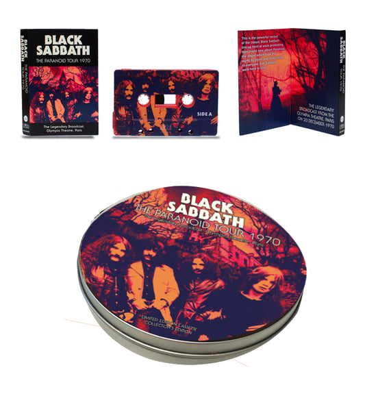 Black Sabbath – The Paranoid Tour 1970 (Limited Edition Red Cassette in Collector's Round Tin)