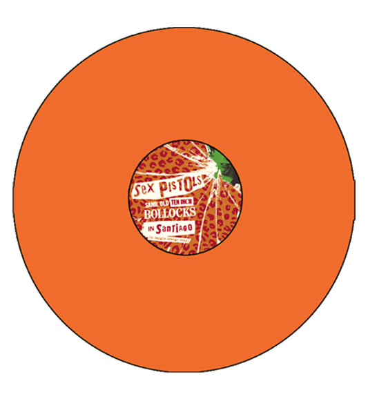Sex Pistols – Same Old Ten Inch Bollocks in Santiago (Numbered 10-Inch Double Album on Dayglo Orange Vinyl)