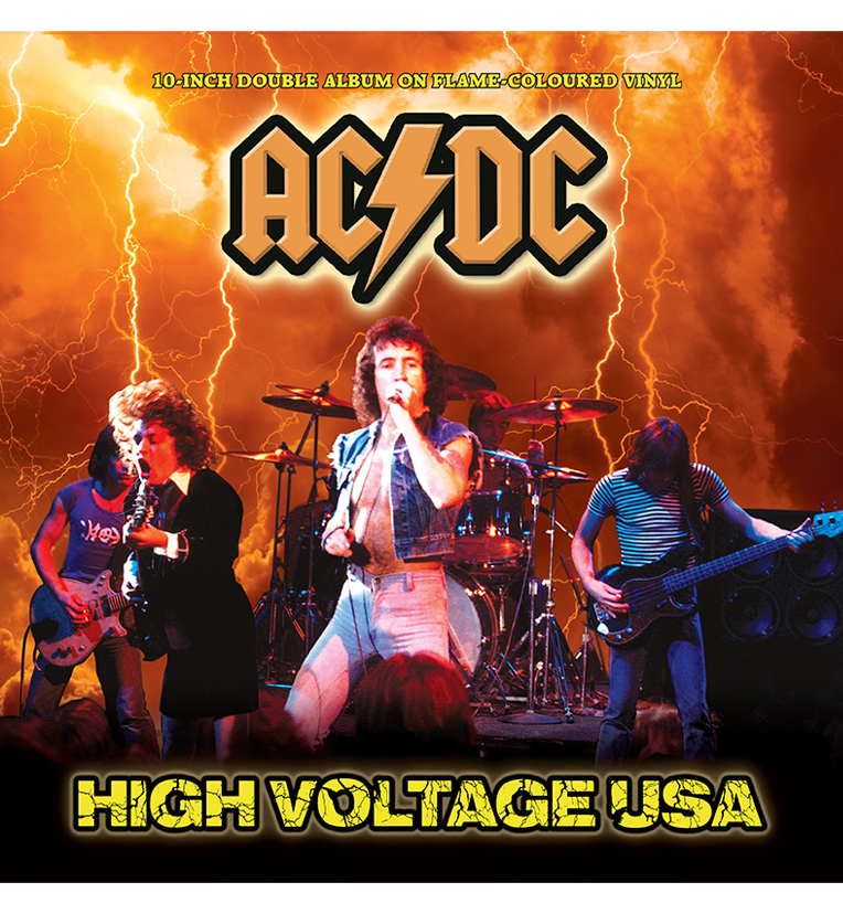 AC/DC – High Voltage USA (10-Inch Double Album on Flame Coloured Vinyl)