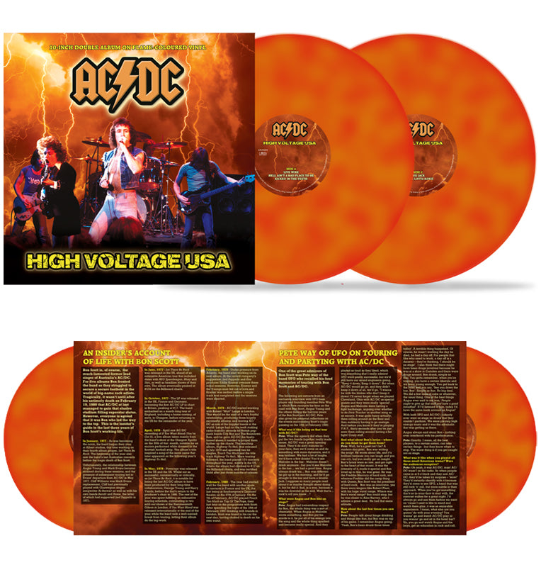 AC/DC – High Voltage USA (10-Inch Double Album on Flame Coloured Vinyl)