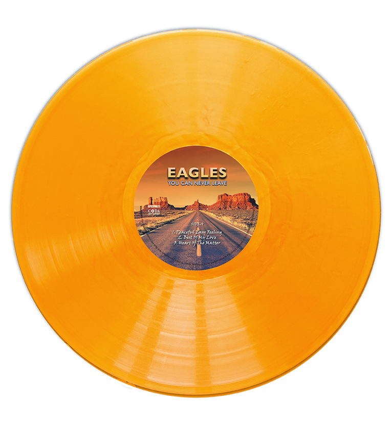 Eagles - You Can Never Leave (10-Inch Numbered Double Album on Orange Vinyl)