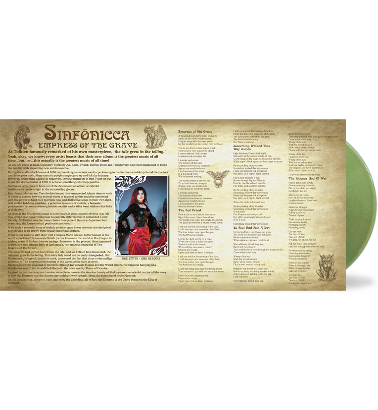 Sinfönicca: Empress of the Grave (10-Inch Album on Transparent Green Vinyl)