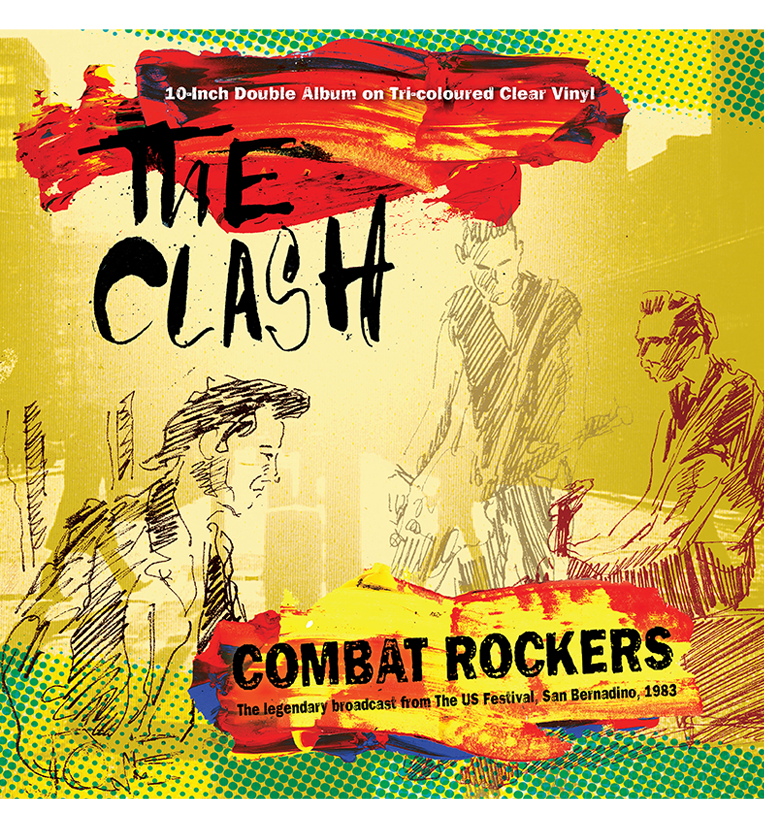 Clash - Combat Rockers (Numbered 10-Inch Double Album on Tri-Coloured Clear Vinyl)