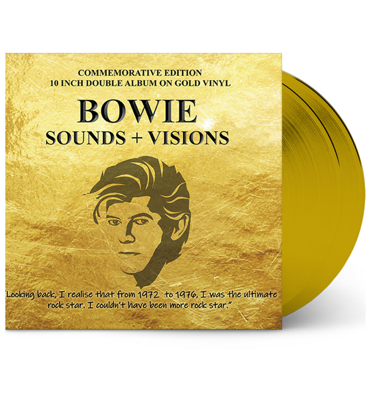 Bowie – Sounds + Visions (10-Inch Double Album on Gold Vinyl)
