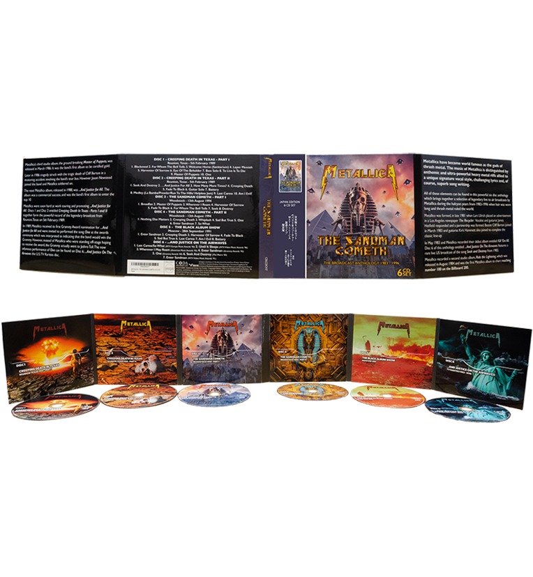 Metallica – The Sandman Cometh: The Broadcast Anthology 1983–1996 (6-CD Set)