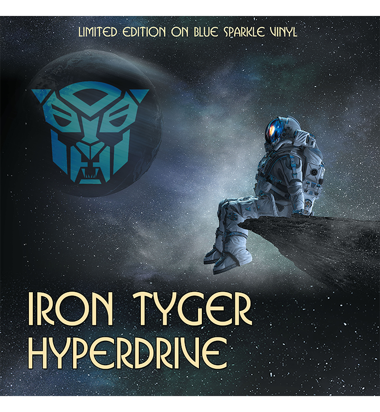 Iron Tyger – Hyperdrive (Limited Edition 12-Inch Album on Blue Sparkle Vinyl)