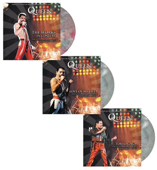 Queen 3-LP Limited Edition Bundle on Coloured Vinyl