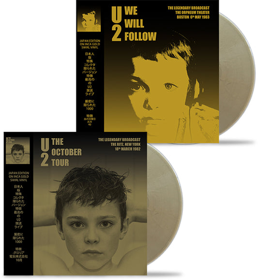 U2 - We Will Follow/The October Tour (2-LP Limited Edition Bundle on Inca Gold Vinyl)